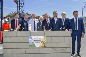 Kauffman and Broad; pose de la 1ère pierre Projet Rivéo_Bordeaux, le 16 mai 2017