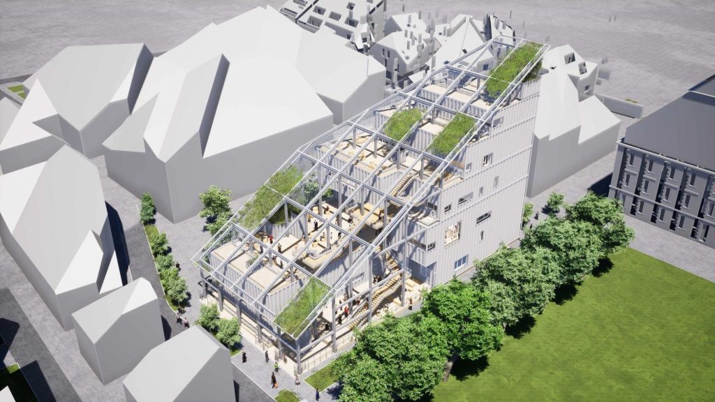 Dans le cadre de son mandat pour la Nouvelle-Aquitaine, BMA réalise en maîtrise d’ouvrage déléguée, les travaux du nouveau Pôle d’enseignement supérieur musique et danse (PESMD) au sein de l’EcoProjet Bastide Niel à Bordeaux.