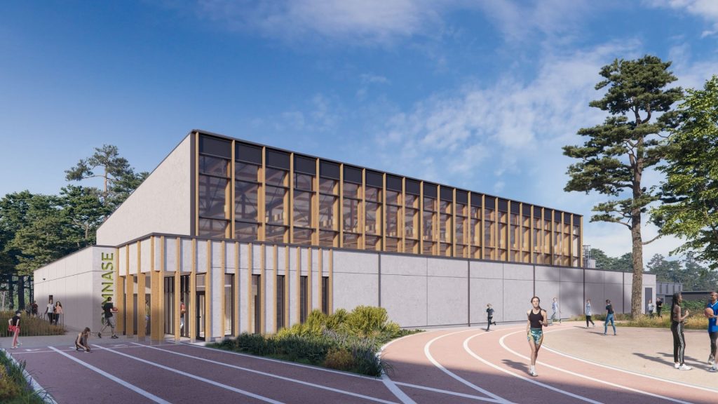Pour la région Nouvelle-Aquitaine, BMA pilote la construction d’un nouveau gymnase au Barp